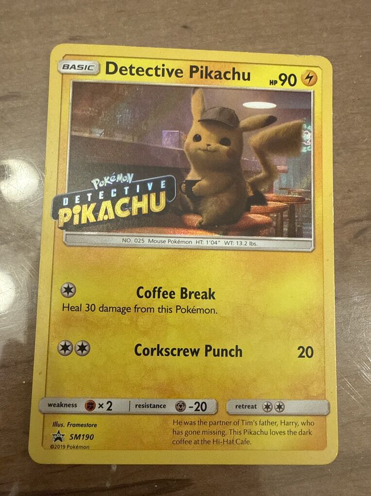 Detective Pikachu (very rare)