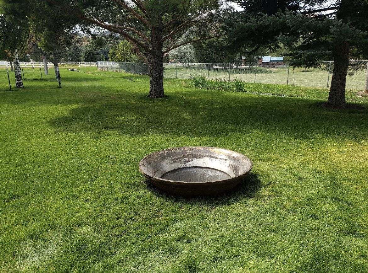 Cone crusher liners for fire pits
