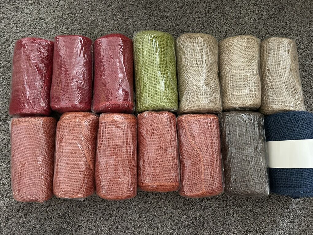 Burlap Spools
