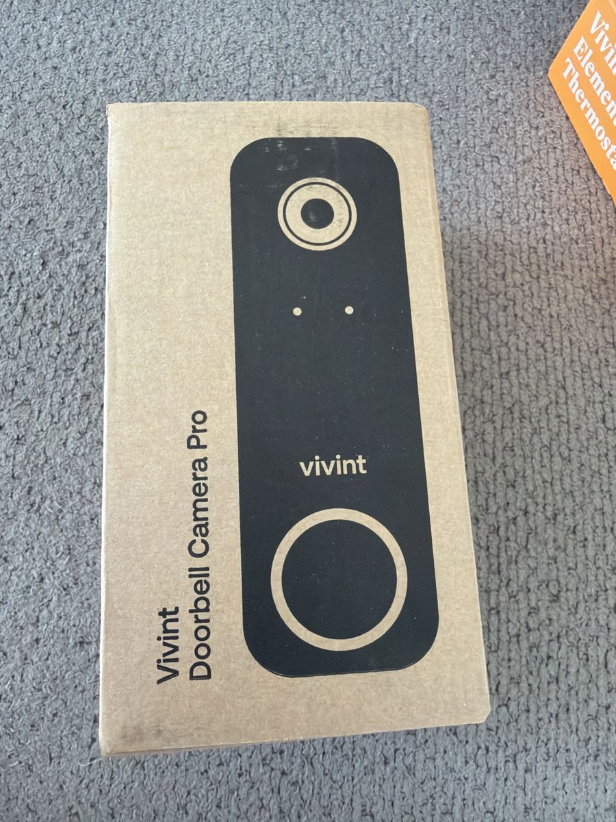 Vivint Doorbell Camera Pro Smart Security Video Doorbell with Box & Mount