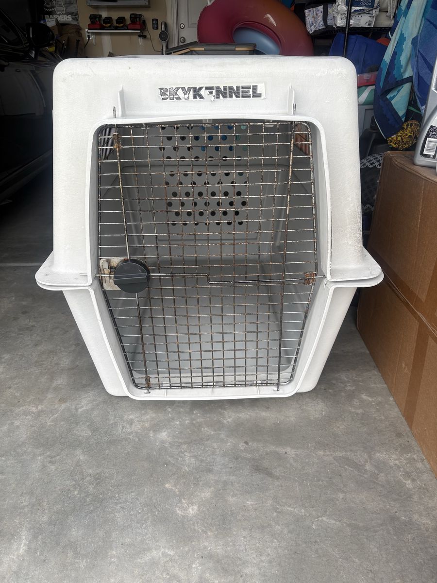Sky Kennel Pet Dog Crate XXLarge Plastic Travel Carrier