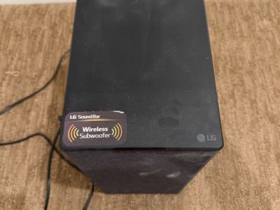 LG Wireless Active Subwoofer SPFS-W Black