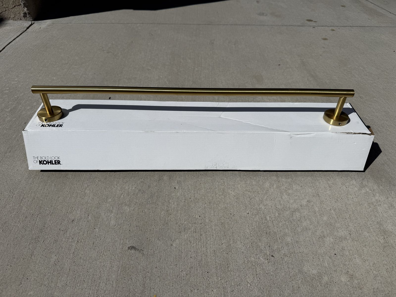 Kohler Elate 24" Towel Bar - Vibrant Brushed Moderne Brass