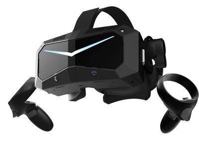 Pimax Crystal Ultrawide VR Headset with DMAS Audio, Controllers, & Upgraded Comfort Straps
