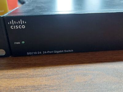 Cisco SG110-24 Unmanaged Switch Rack unit.