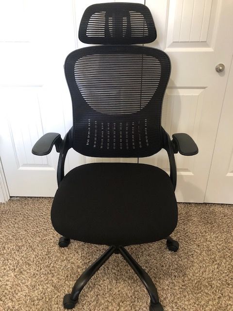 Ergonomic High-Back Mesh Office/Gaming Chair with Adjustable Headrest