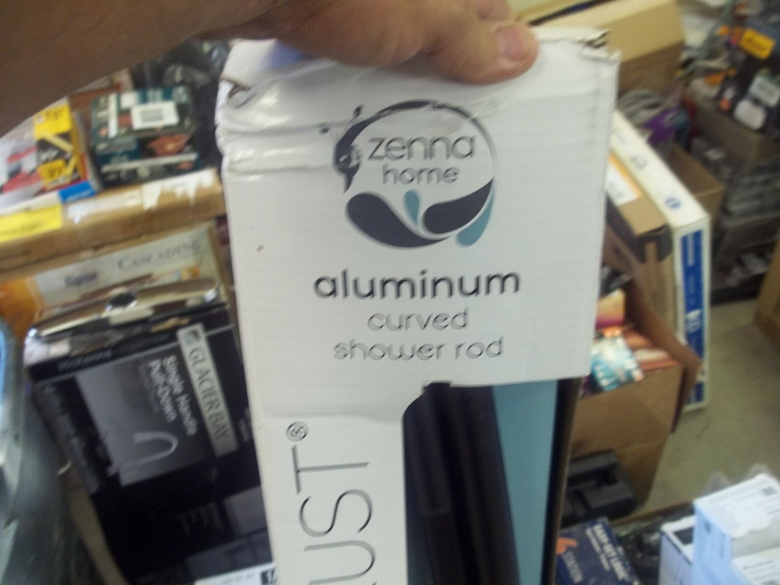 Zenna Home Aluminum Curved Shower Rod