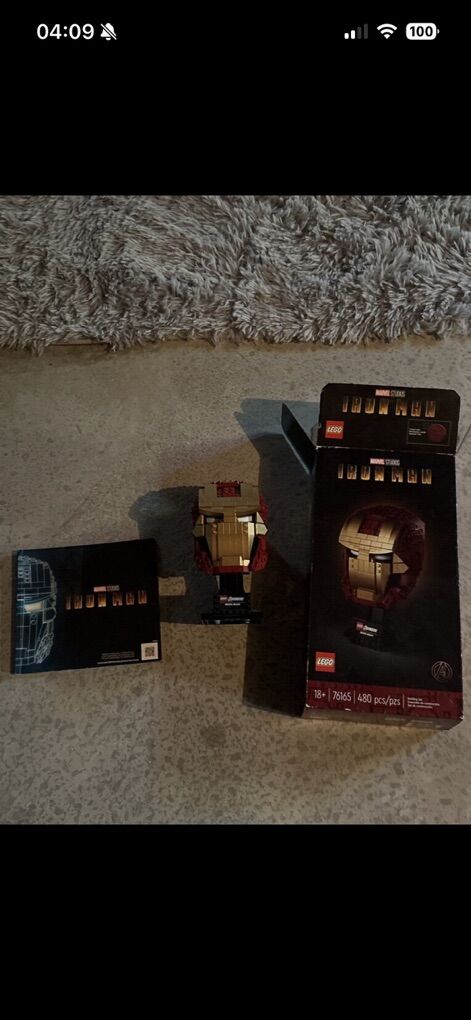 RETIRED Lego Iron Man Head