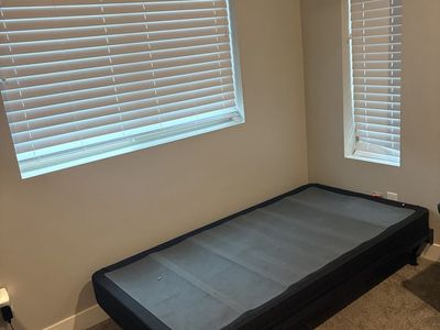 Twin box spring with frame