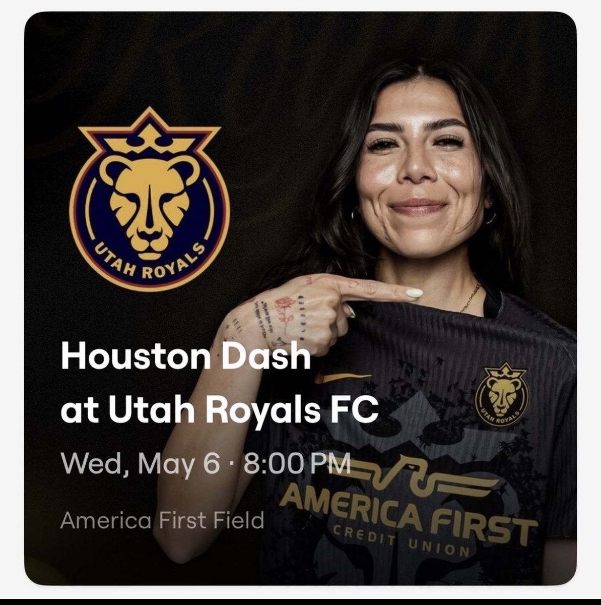 Utah Royals Parking Pass – West Lot – May 6