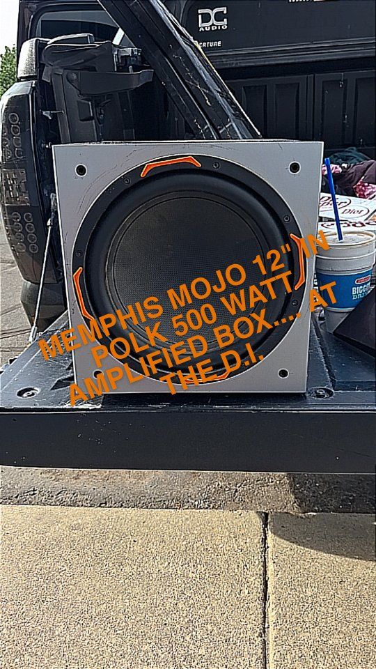 Memphis Audio MJ1512 12" MOJO Subwoofer,  in single ported box