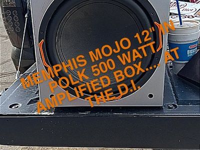 Memphis Audio MJ1512 12" MOJO Subwoofer, in single ported box