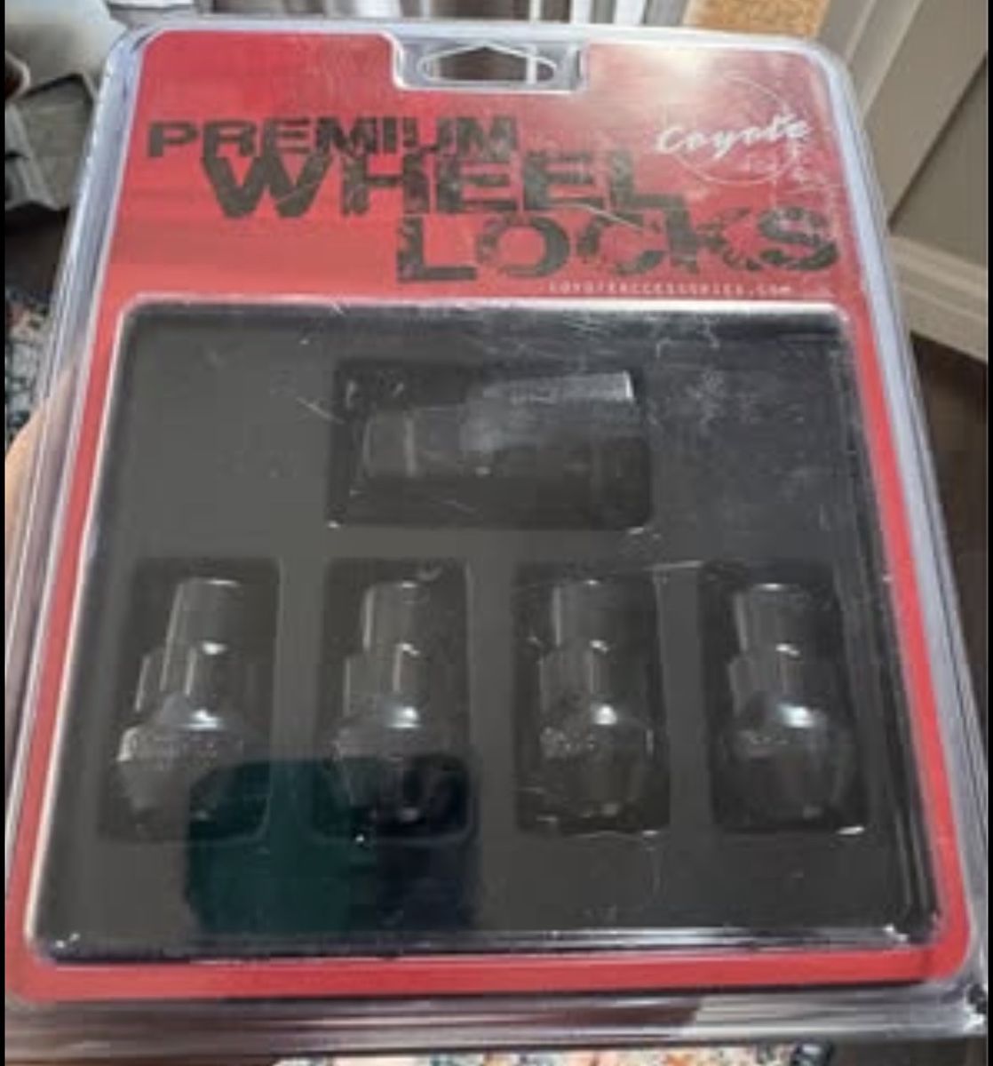 M12 x 1.5 Black Acorn Premium Wheel Locks