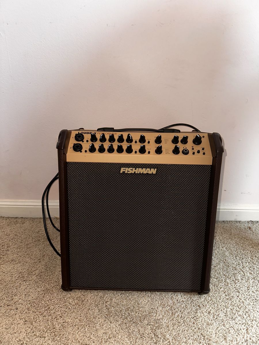 Fishman Loudbox Performer acoustic amplifier — 180W, 2-channel, like-new condition.