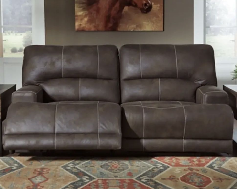 $4000 Ashley Furniture Power Reclining Sofa & Matching Power Reclining Rockers