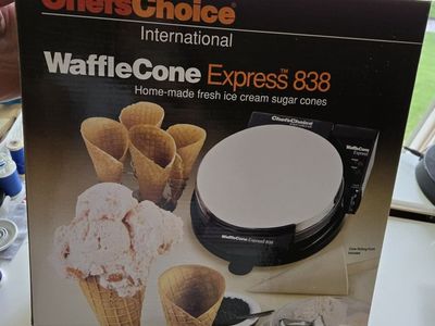NEW waffle cone maker
