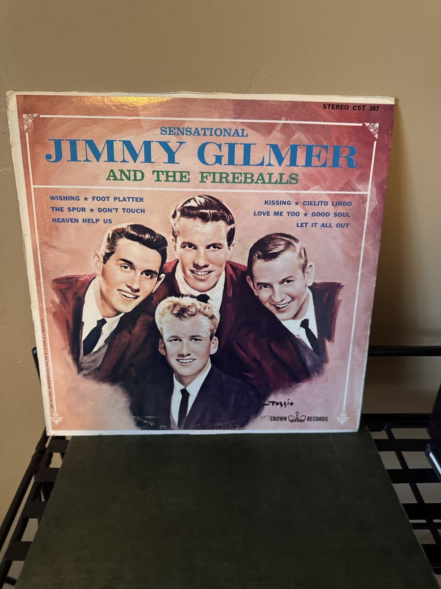 Sensational Jimmy Gilmer And The Fireballs Vinyl LP Crown Records CST 387