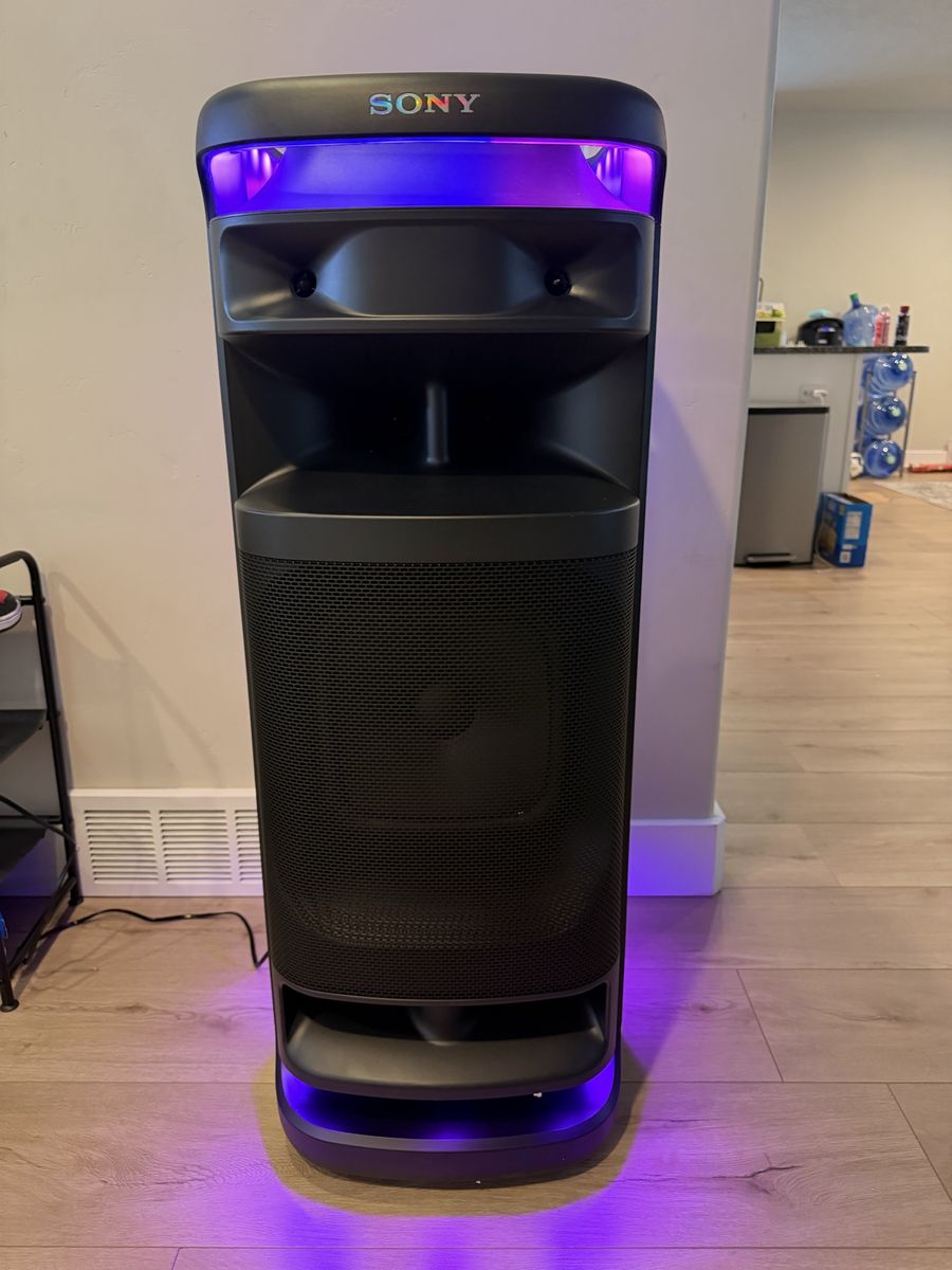 Sony ULT Tower 10 Bluetooth speaker with wireless microphone
