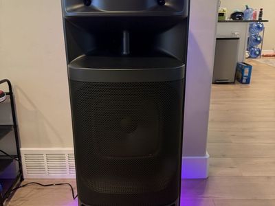 Sony ULT Tower 10 Bluetooth speaker with wireless microphone