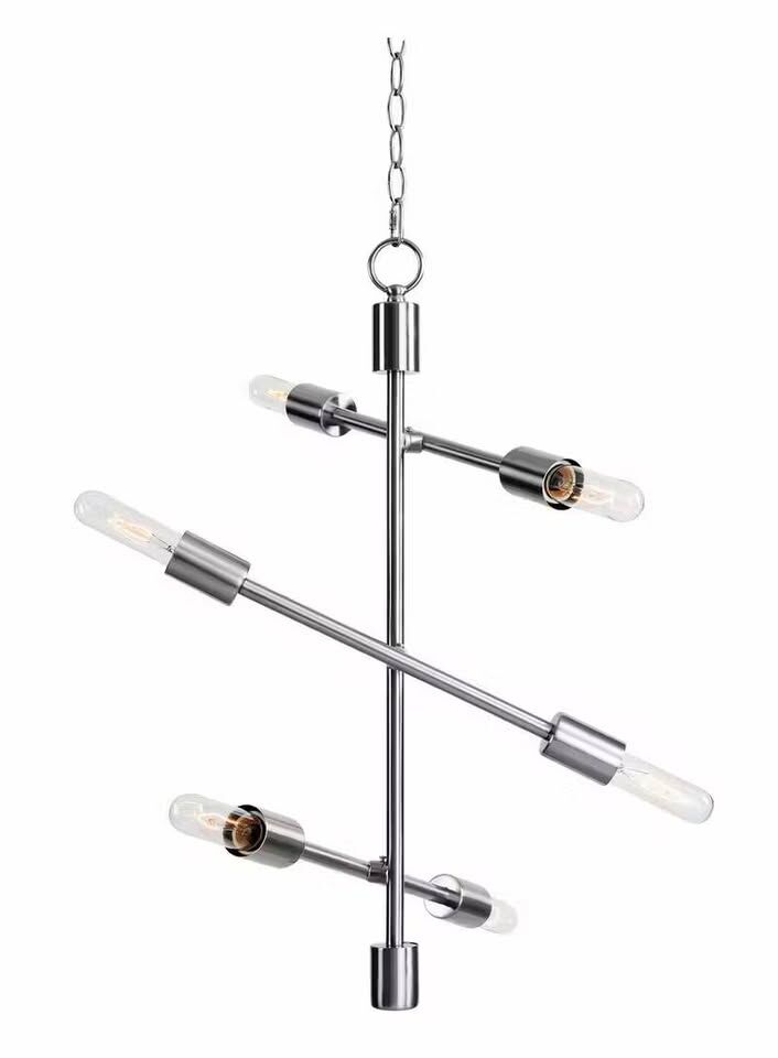 Kenroy Home 93570 Swiv 6 Light 16" Wide Chandelier