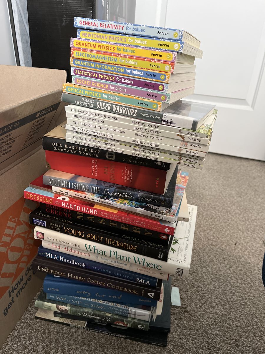 Stack of Used Books