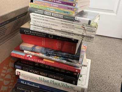 Stack of Used Books