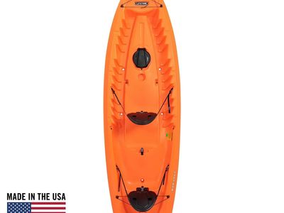 Lifetime Kokanee 10'6" Orange Tandem Sit-on-Top Kayak with Two Seats (Two Kayaks)