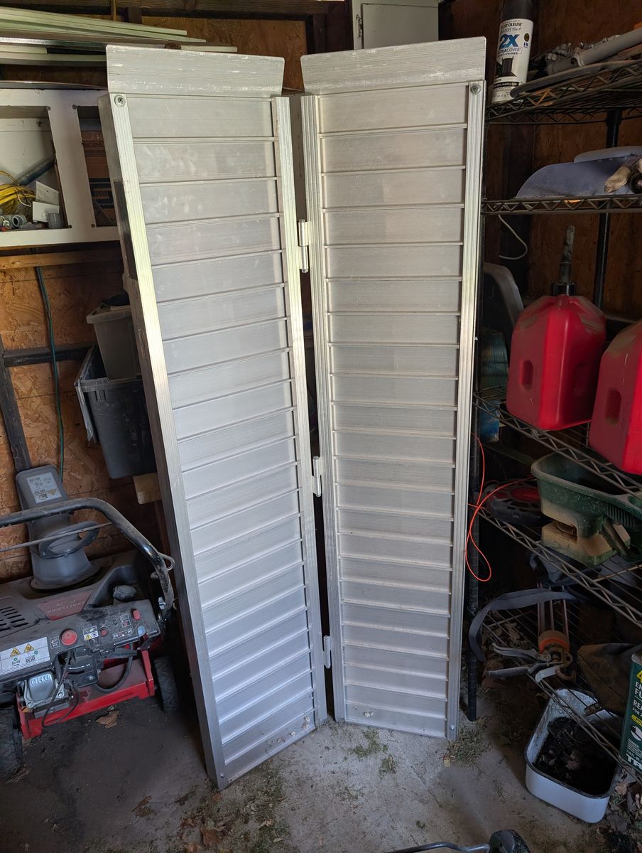 Haul-Master Convertible Aluminum Loading Ramp 1200 lb Capacity