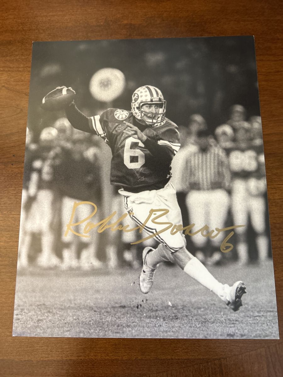 BYU Robbie Bosco 1984 Autograph Hand Signed 8x10