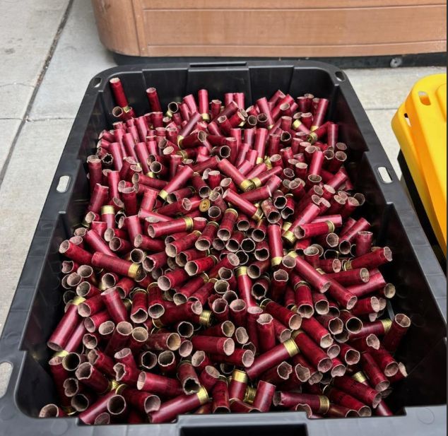 Federal Paper Hulls.   12 Ga,  Once fired