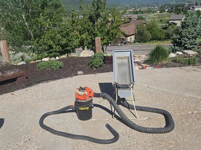 Gold panning prospector dry washer
