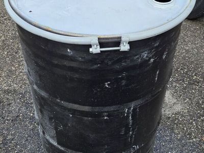 Discounted black 55 gallon Open Top Food Grade metal steel drum barrels