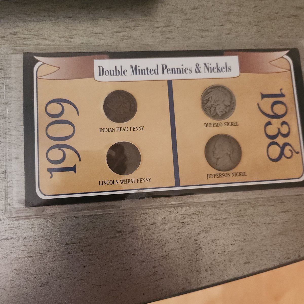 1909 pennies and 1939 nickels