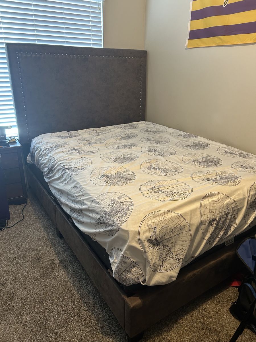 Queen Headboard and Frame Set