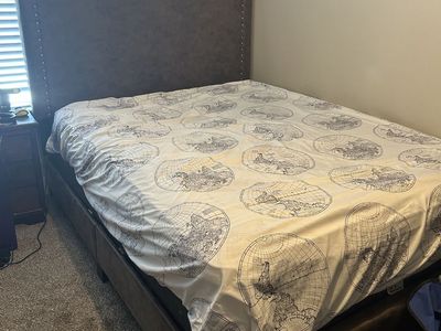 Queen Headboard and Frame Set