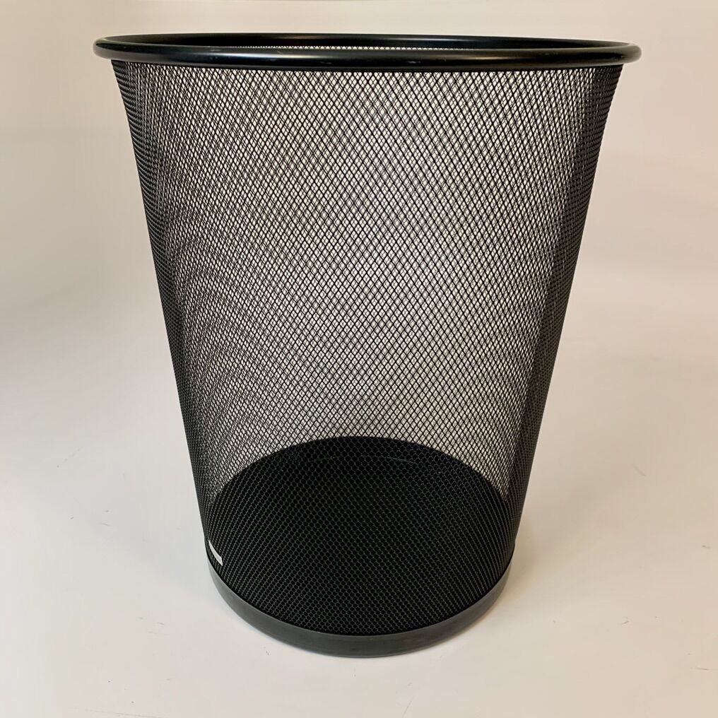 Rolodex Metal Mesh Wastebasket 4 Gallon
