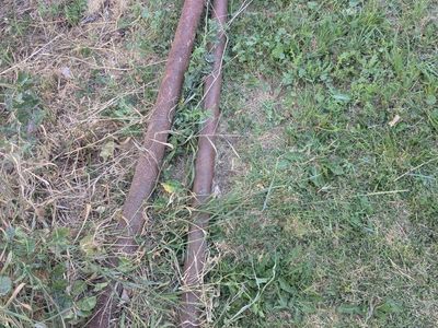 Metal Pipes/clothes line DIY Project Material, and or Boat, canoe rack.
