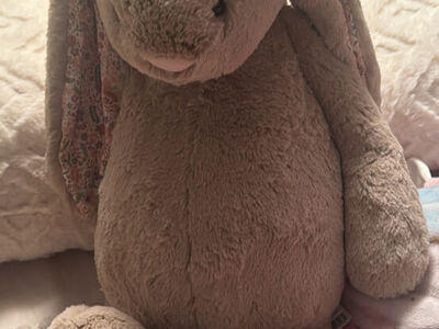 Jellycat Huge Blossom Beige Bunny 'Petal' NWT