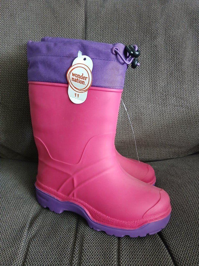 Pink Girl's sz 11 Winter/Snow/Rain Boots New