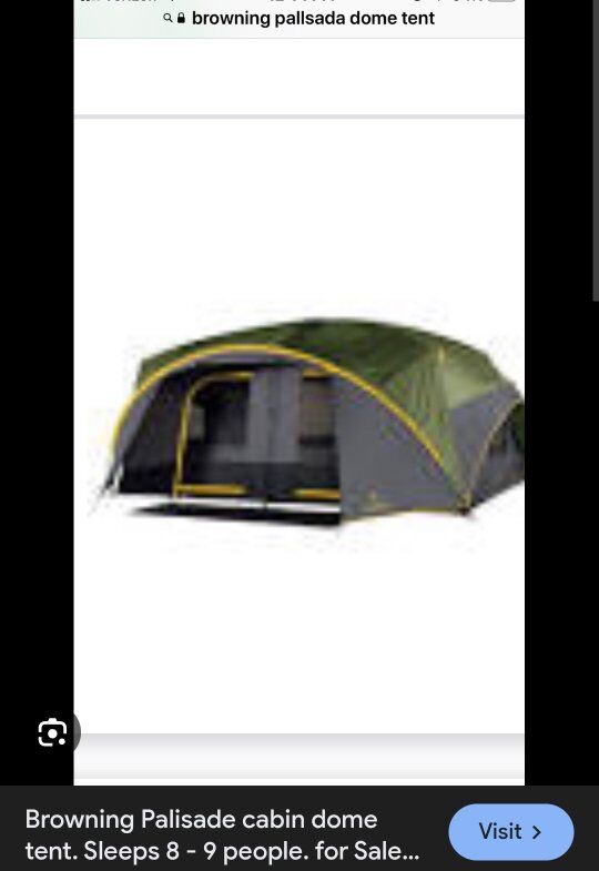 Browning 16'x10' palisades tent cabin