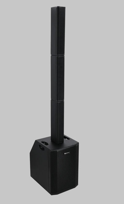 ROCKVILLE TITAN LINE ARRAY 3200 WATT POWERED PA SYSTEM V2 PRO WITH DUAL 10" SUBWOOFER