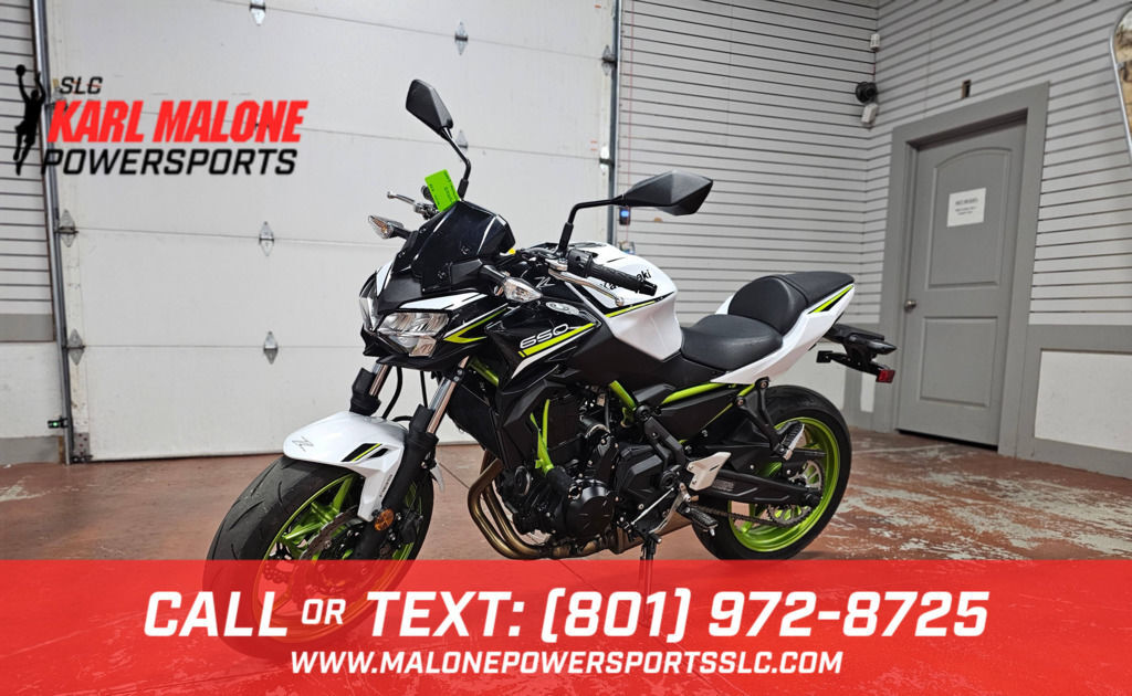 2021 Kawasaki Z650 ABS Pearl Blizzard White/Metall