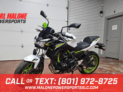 2021 Kawasaki Z650 ABS Pearl Blizzard White/Metall