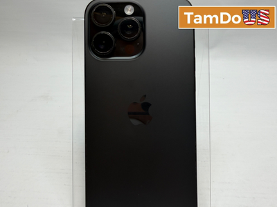 iPhone 16 Pro Max, 256GB, Black Titanium, Unlocked