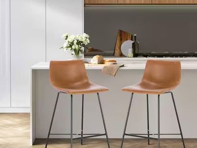 Brand New Unassembled Poly & Bark Paxton 24” Counter Stools – Set of 2