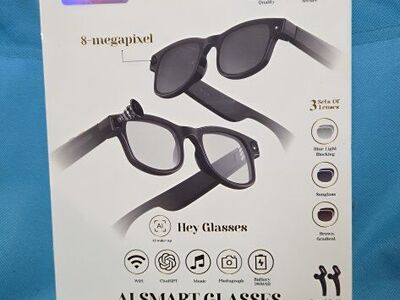 AI Smart Glasses-Camera,Wifi,Bluetooth & More