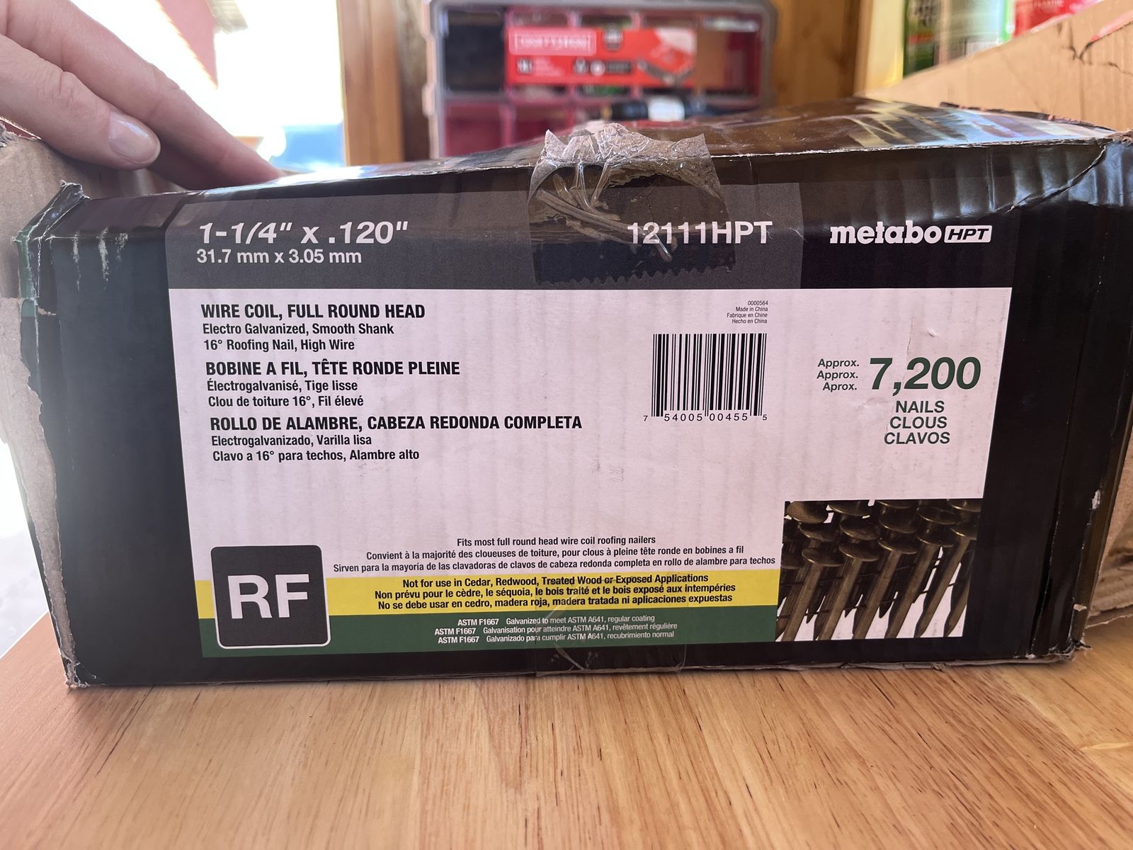 Roofing Nails (Metabo HPT, ~6,000 nails
