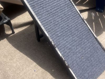 Dog ramp- wood/carpet