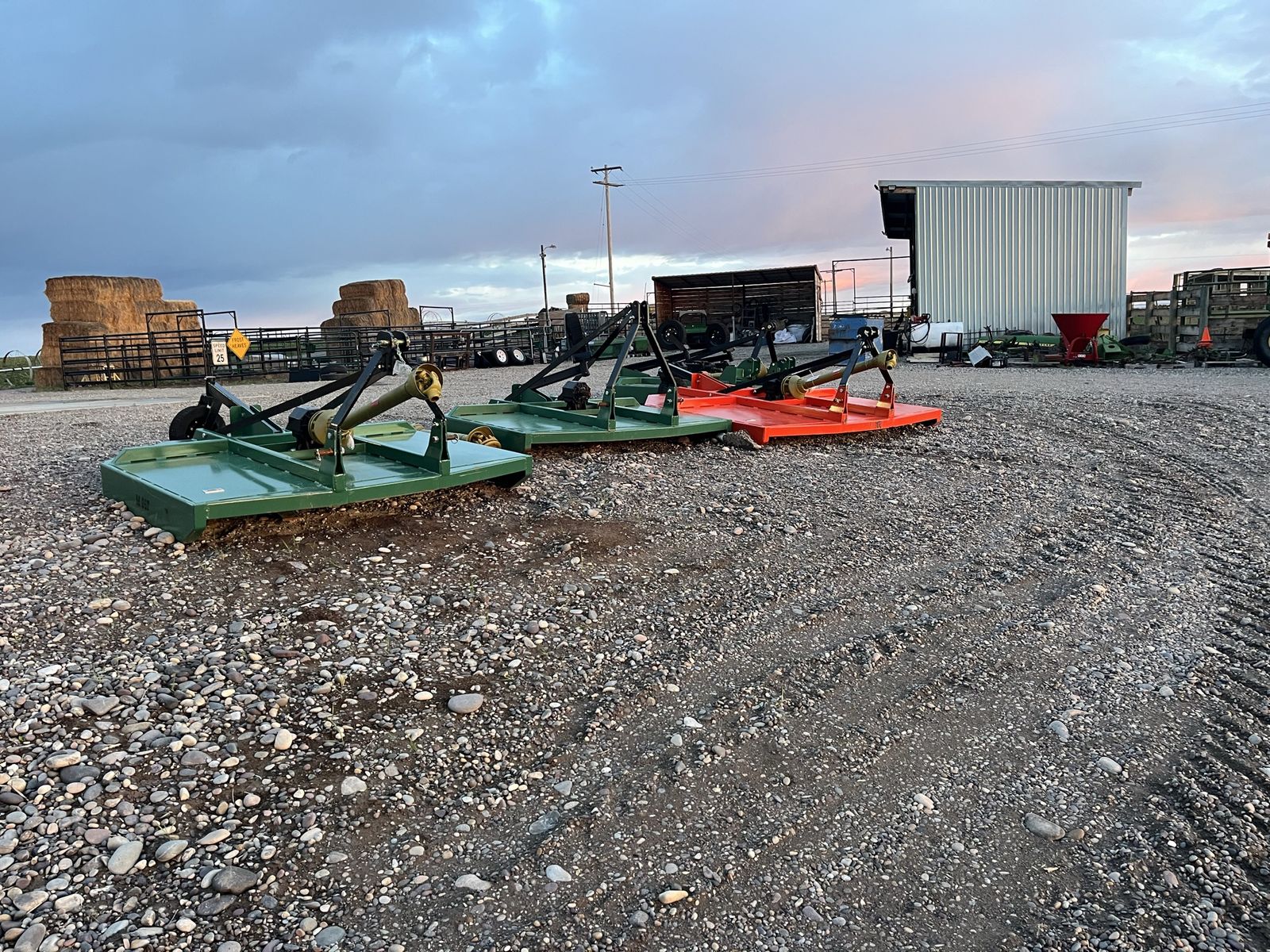 New ever used industries America 7 foot mowers