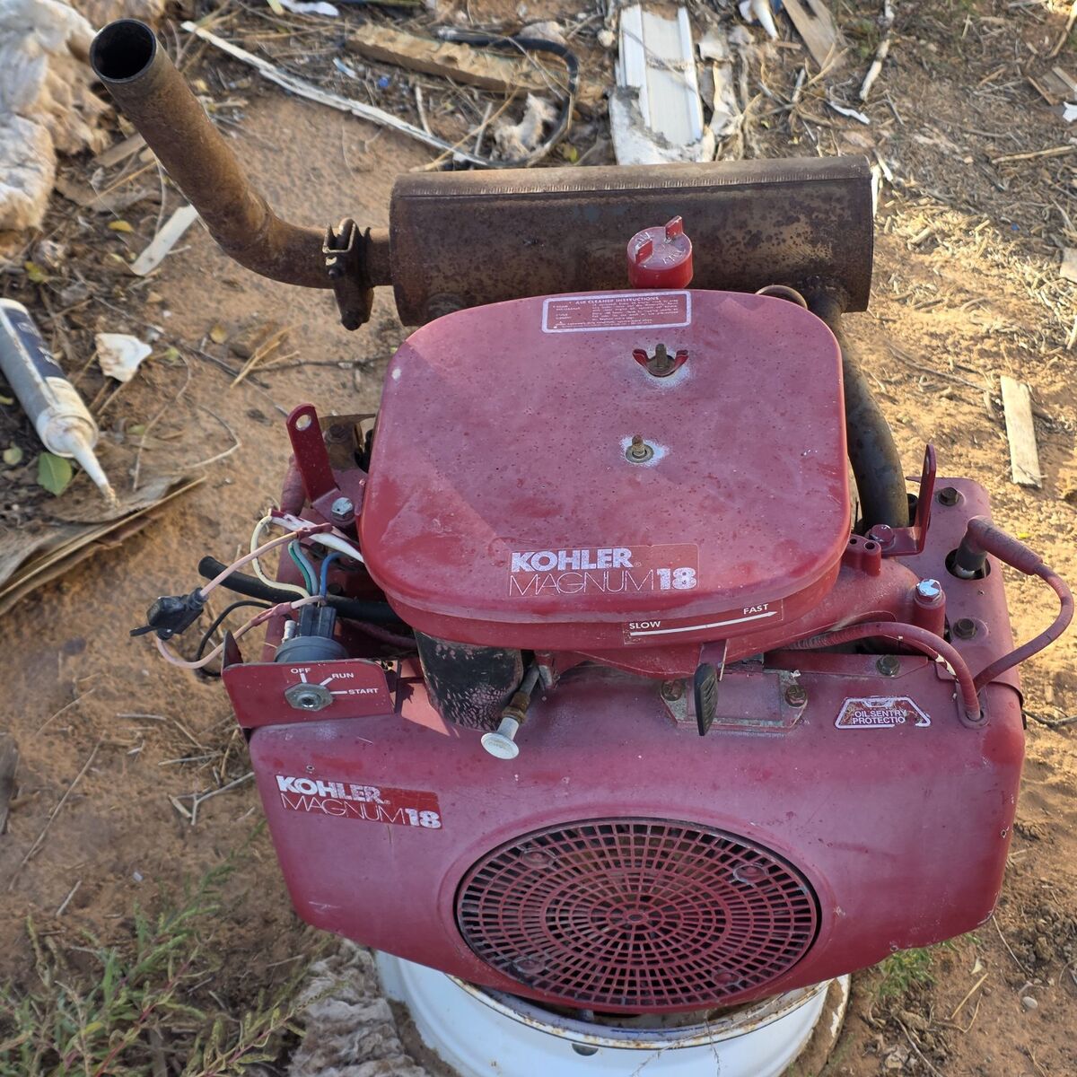 Kohler Magnum 18HP Engine Part Out.